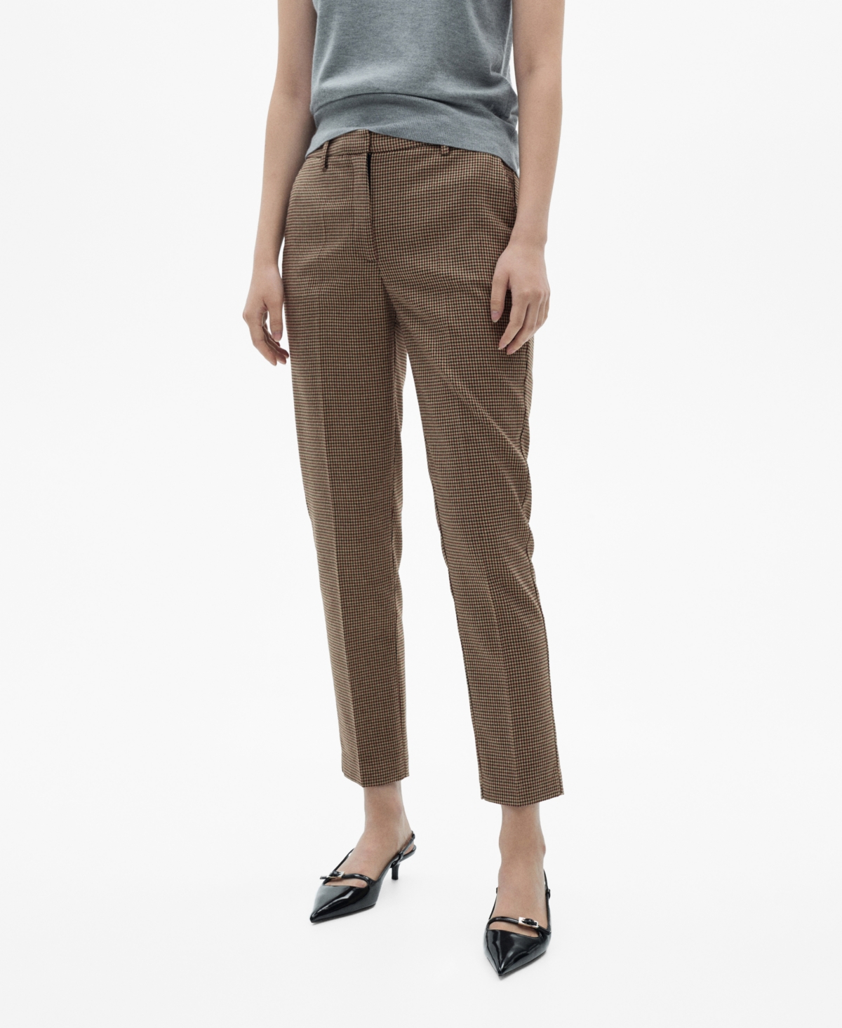 Women's Mid-Rise Skinny Pants - Maroon