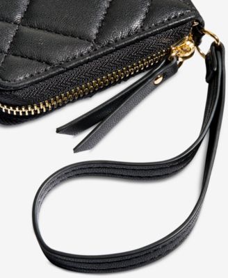 Hazel Zip-Around Quilt Wristlet, Exclusively at Macy's 