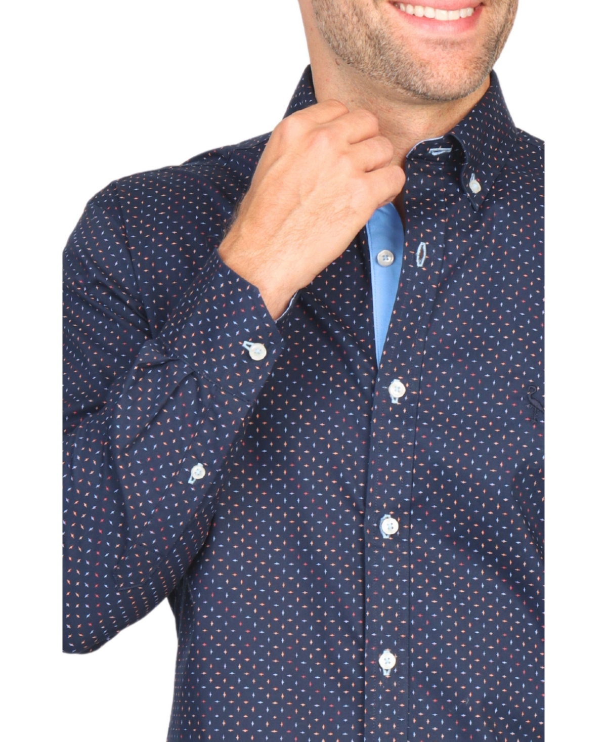 Tailorbyrd Men's Starry Nights Printed Sport Shirt
