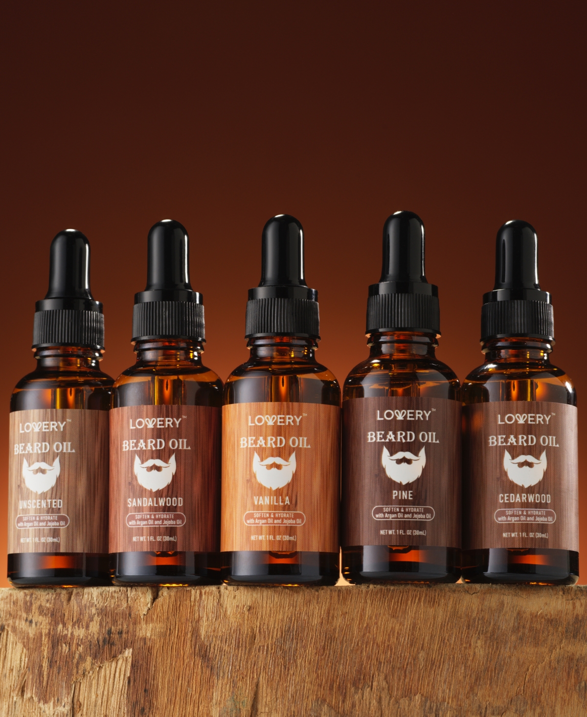 Lovery Men's 5-pc. Beard Oil Gift Set In No Color