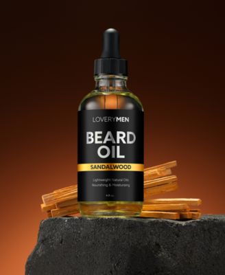 LoveryMen Sandalwood Beard Oil, 4 oz.