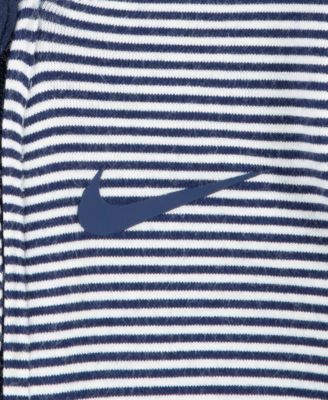 Baby Boy or Girl Viscose Striped Footed Coverall 