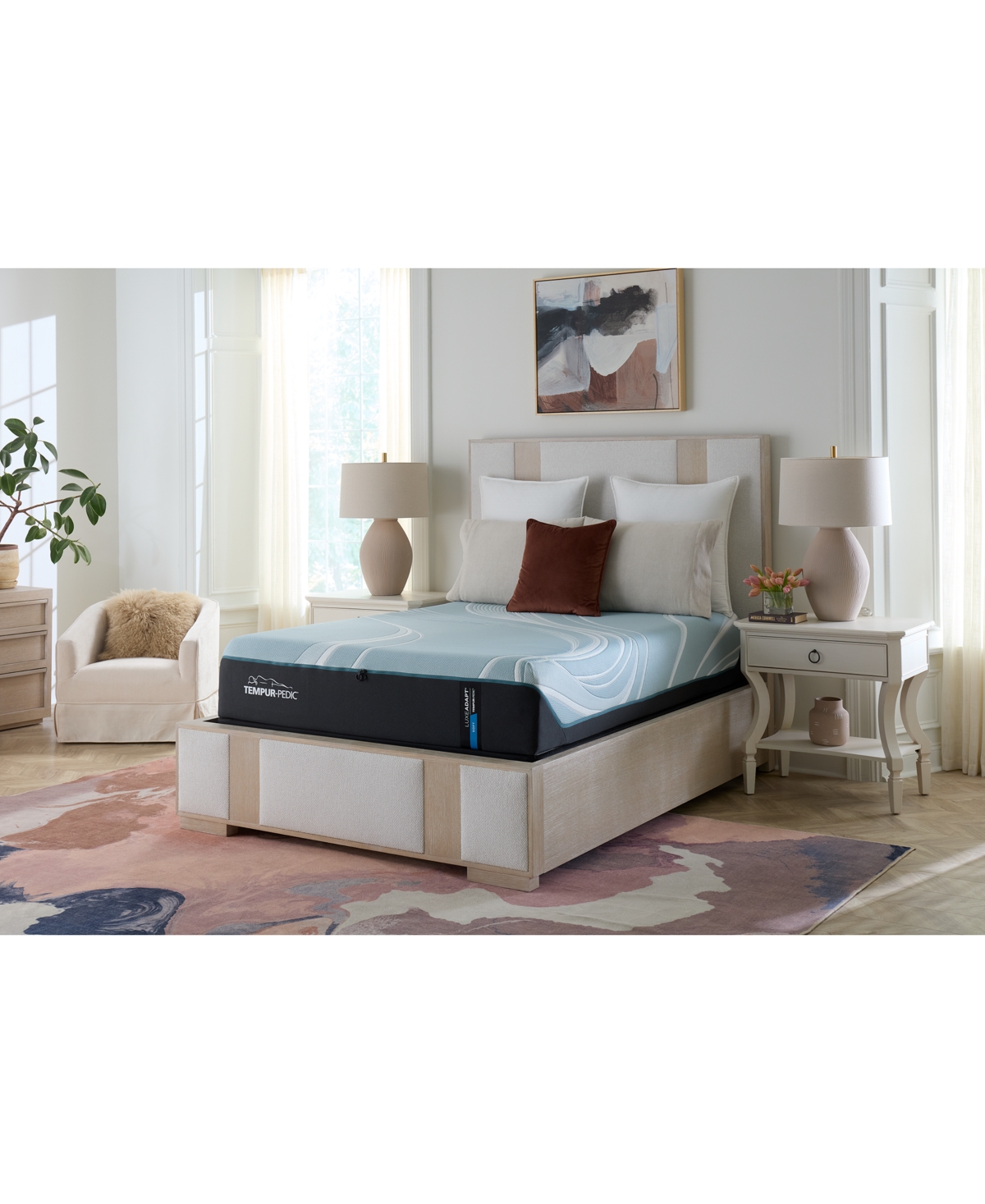 Tempur-pedic Tempur Pedic Luxebreeze 13 Medium Hybrid Cooling Mattress Collection In No Color