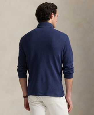 Men's Cotton-Blend Jacquard Pullover