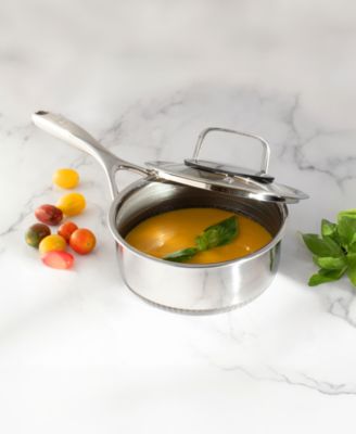 DiamondClad 1.5-Qt. Hybrid Nonstick Stainless Steel Saucepan and Lid