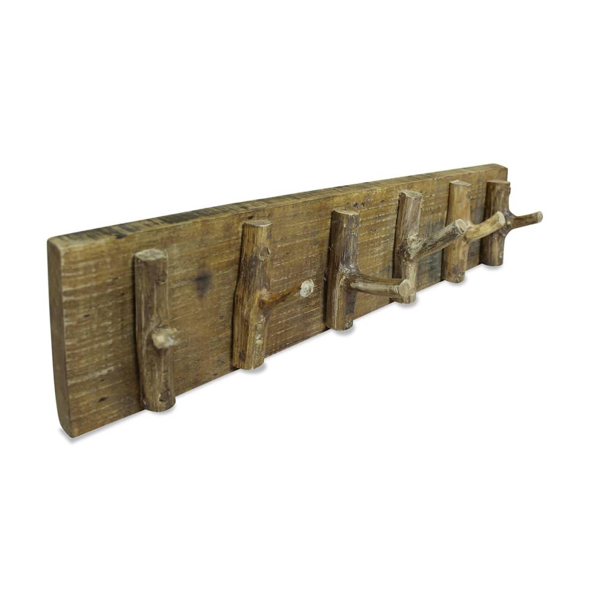 vidaXL Coat Rack Mixed Recycled Wood 23.6