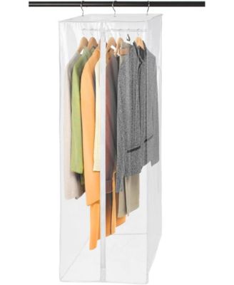 Garment Bag - Hanging Closet Organizer 54&amp;quot; - Zippered Cover with Rod