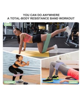 I AM Premium Heavy Duty Resistance Bands, Set of 3, Glute Hip & Thigh for Yoga and Pilates