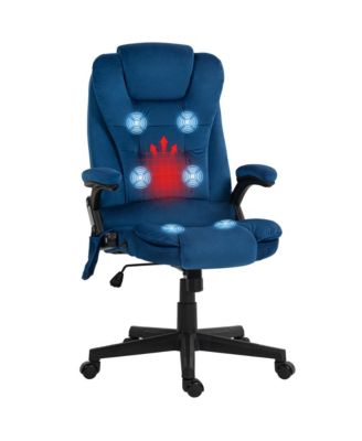 6 Point Vibrating Massage Office Chair with Lumbar Heat