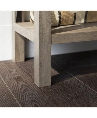 Industrial Farmhouse Entryway Table / Console Table in Wood Finish