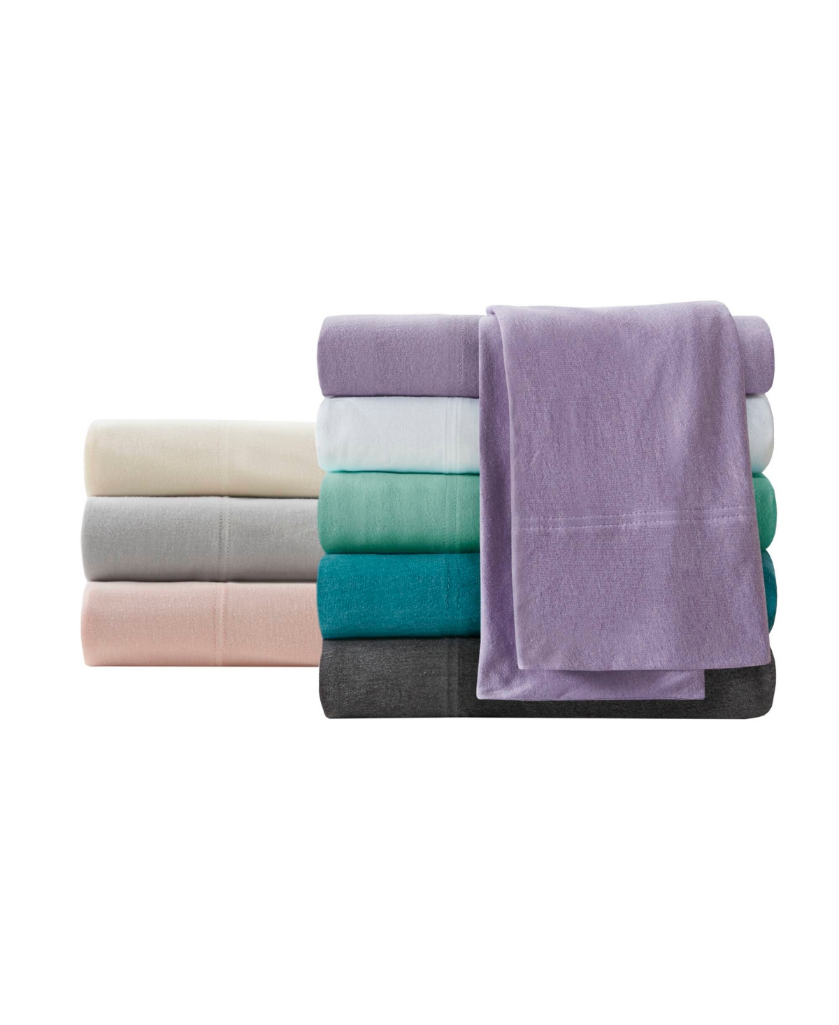 Intelligent Design Jersey-knit Cotton Blend 4-pc. Sheet Set, Queen In Gray