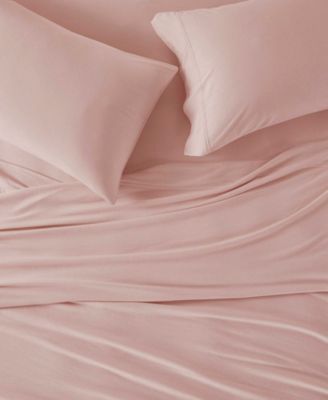Jersey-Knit Cotton Blend 4-Pc. Sheet Set, Queen
