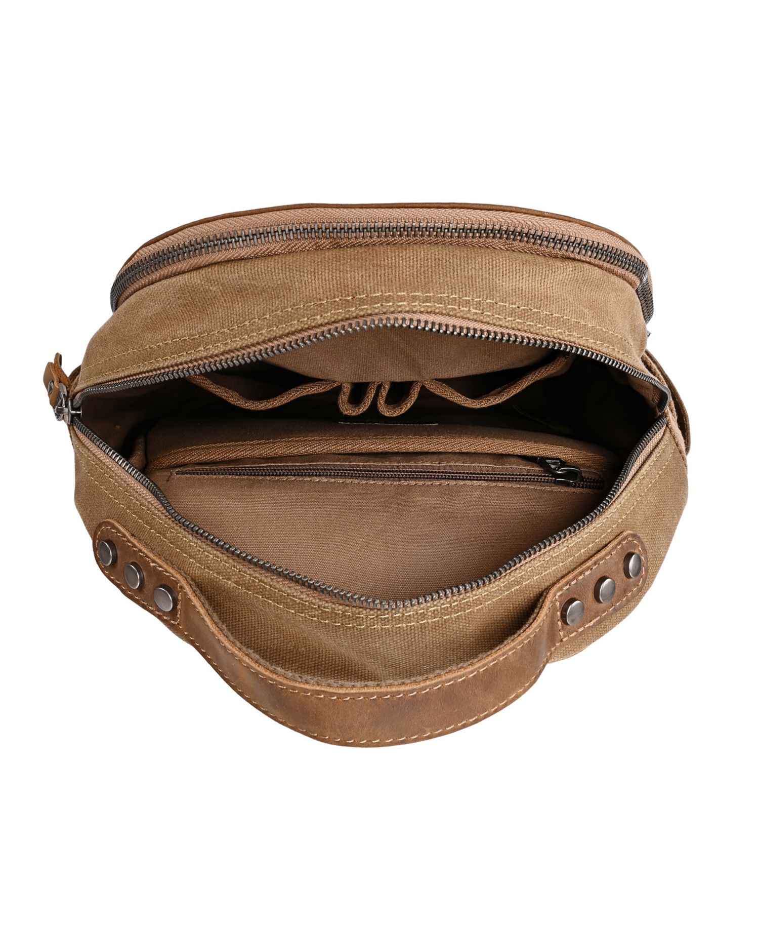 Mountain Leaf Utility Bee-Wax Canvas Backpack