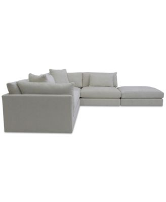 CLOSEOUT! Merten 3-Pc. Fabric Sectional Sofa, Exclusively at Macys
