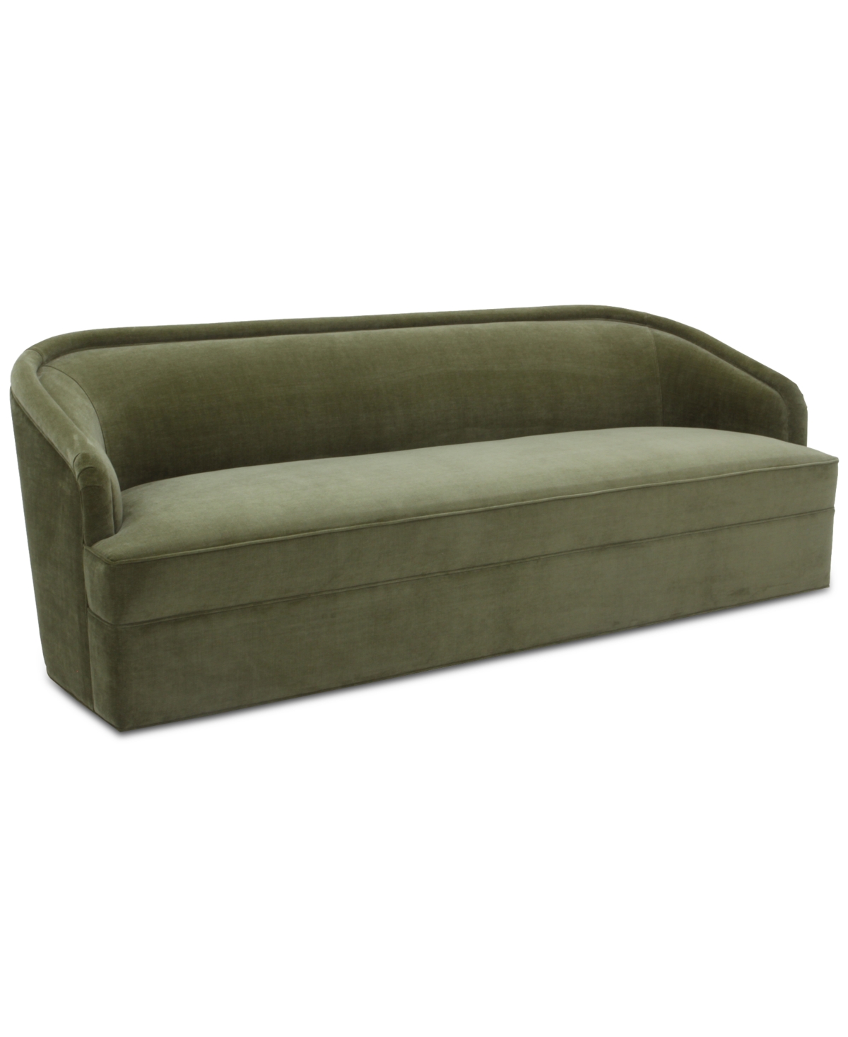 Macy's Lelina Fabric Apartment Sofa, Exclusively At  In Fern