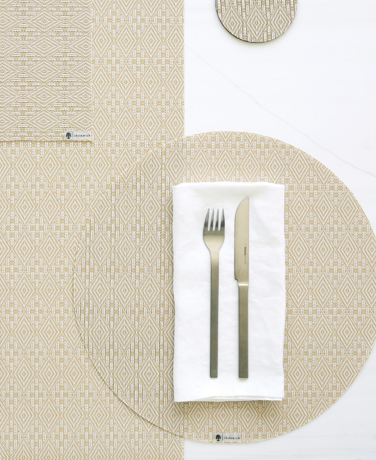 Chilewich Martha Stewart Boxwood Rectangular Placemat In Wheat