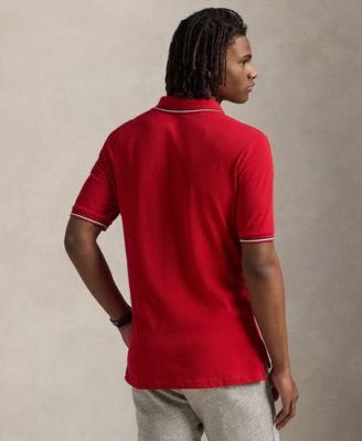 Men's Classic-Fit Logo Mesh Polo Shirt