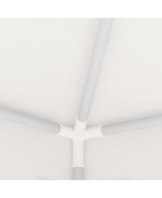 Party Tent with 4 Mesh Sidewalls 13.1'x29.5' White