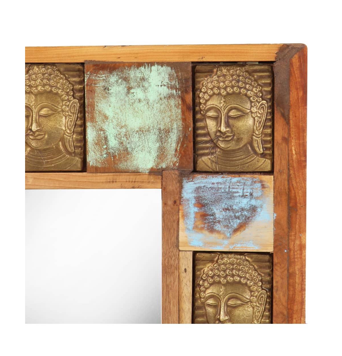 vidaXL Mirror with Buddha Cladding 19.7
