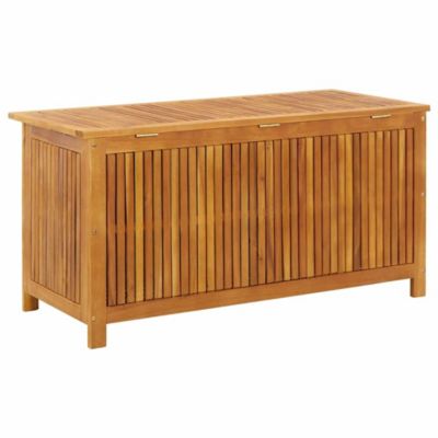 Patio Storage Box 44.5&amp;quot;x19.7&amp;quot;x22.8&amp;quot; Solid Acacia Wood
