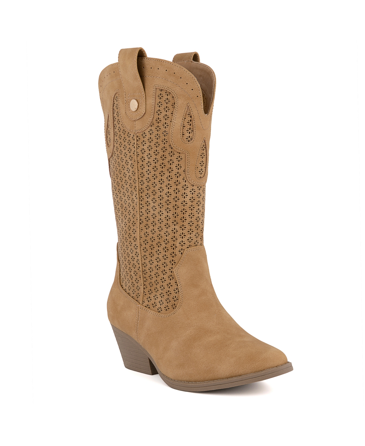 Women's Tammy Perf Western Pull On Boots - Tan