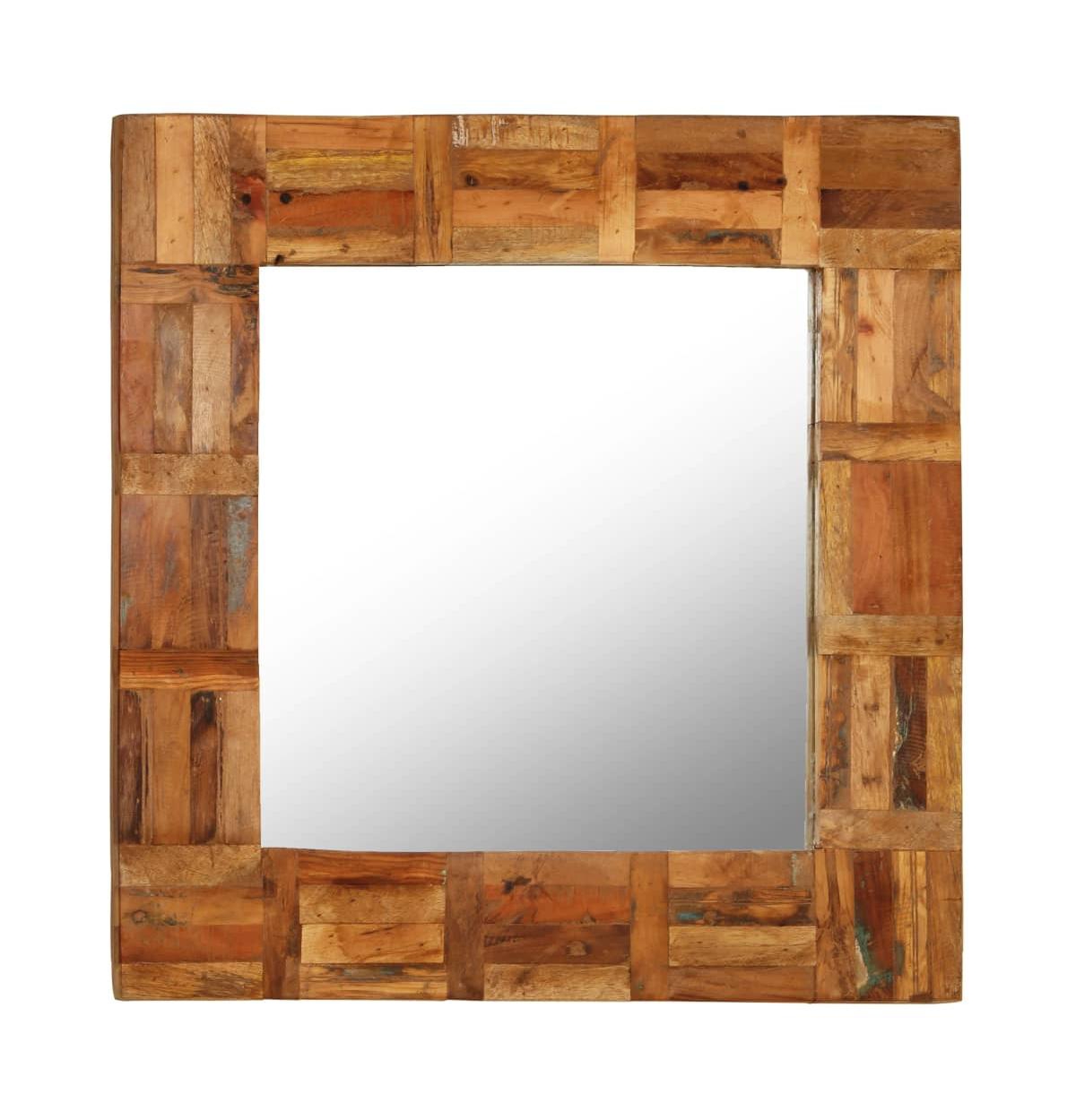 vidaXL Wall Mirror Solid Reclaimed Wood 23.6