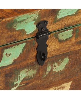 Reclaimed Storage Box Solid Wood