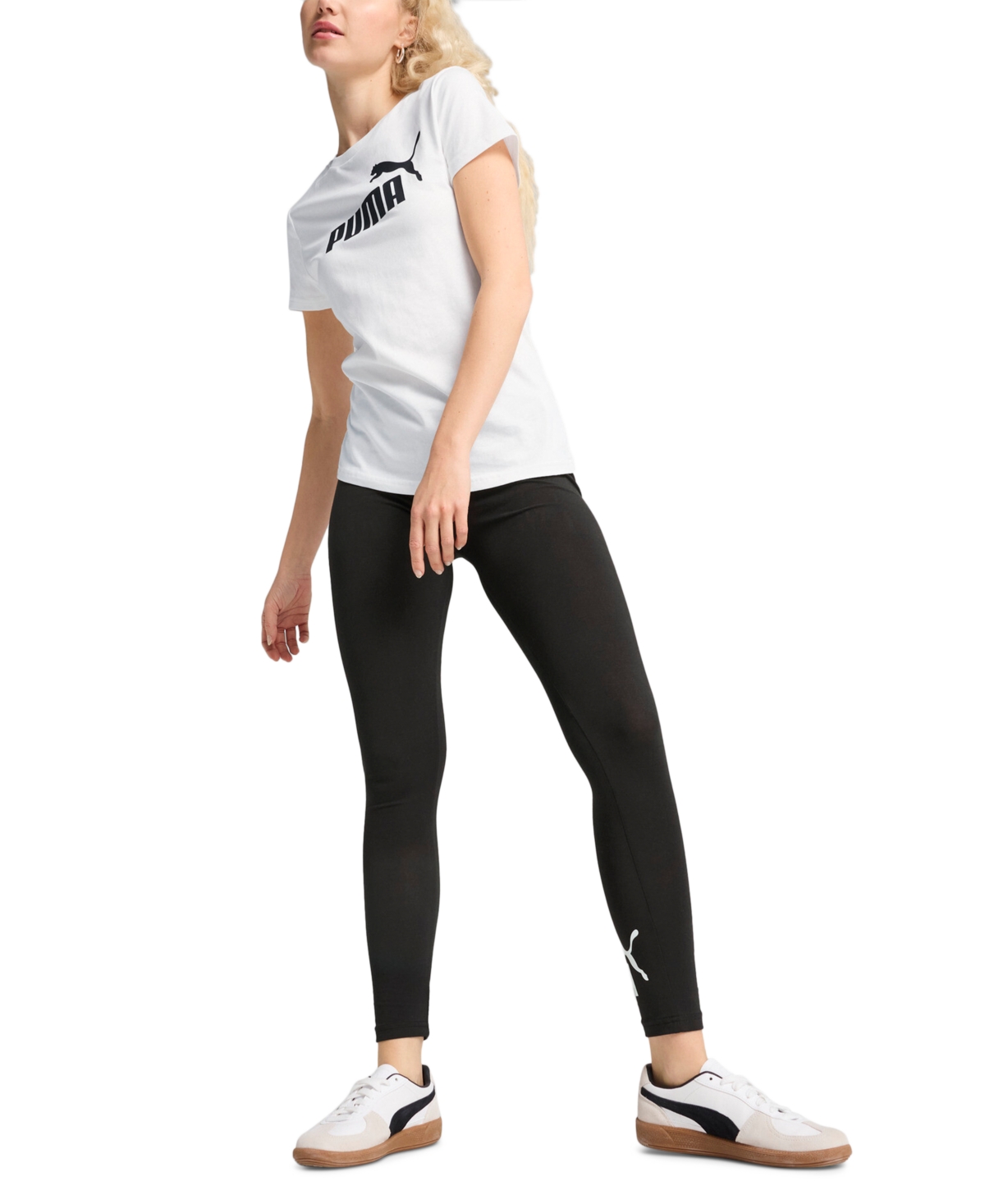 Puma Women's Essential No 1 Logo T-shirt In  White