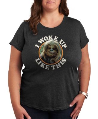 Plus Size Trendy Star Wars I Woke Up Classics Graphic Crewneck T-Shirt