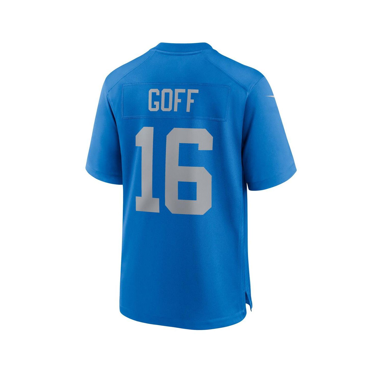 Men's Jared Goff Blue Detroit Lions Alternate Game Jersey