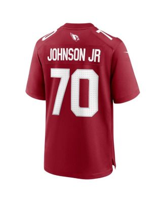 Men's Paris Johnson Jr. Cardinal Arizona Cardinals Game Jersey