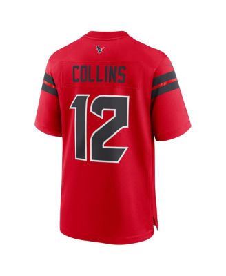 Men's Nico Collins Red Houston Texans Alternate Game Jersey