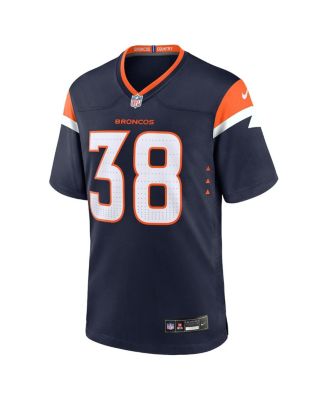 Men's Jaleel McLaughlin Navy Denver Broncos Alternate Game Jersey