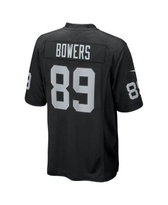 Men's Brock Bowers Black Las Vegas Raiders Player Game Jersey