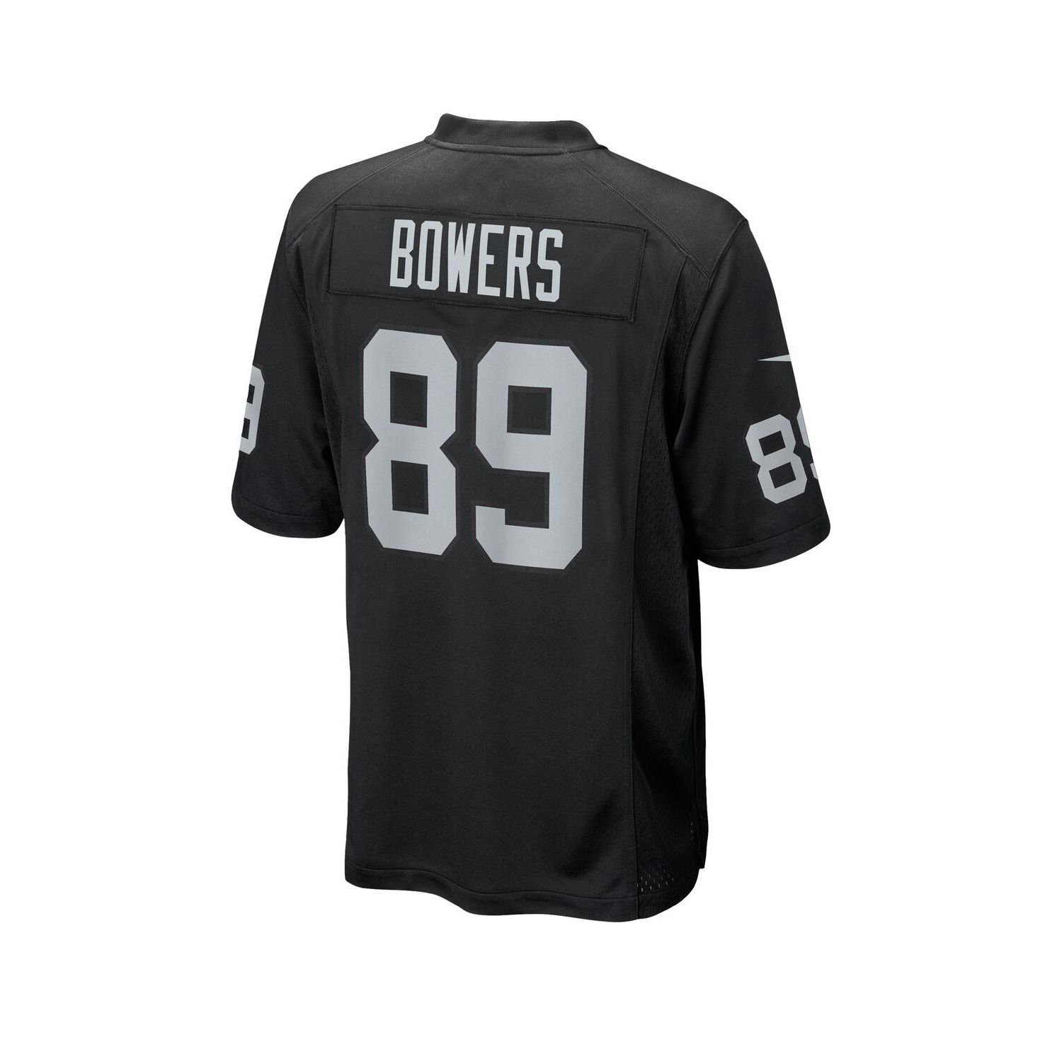 Men's Brock Bowers Black Las Vegas Raiders Player Game Jersey