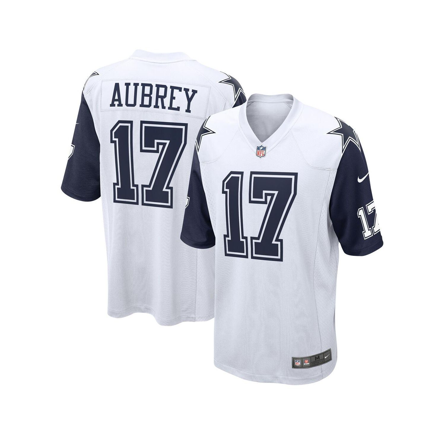 Men's Brandon Aubrey White Dallas Cowboys Alternate Game Jersey