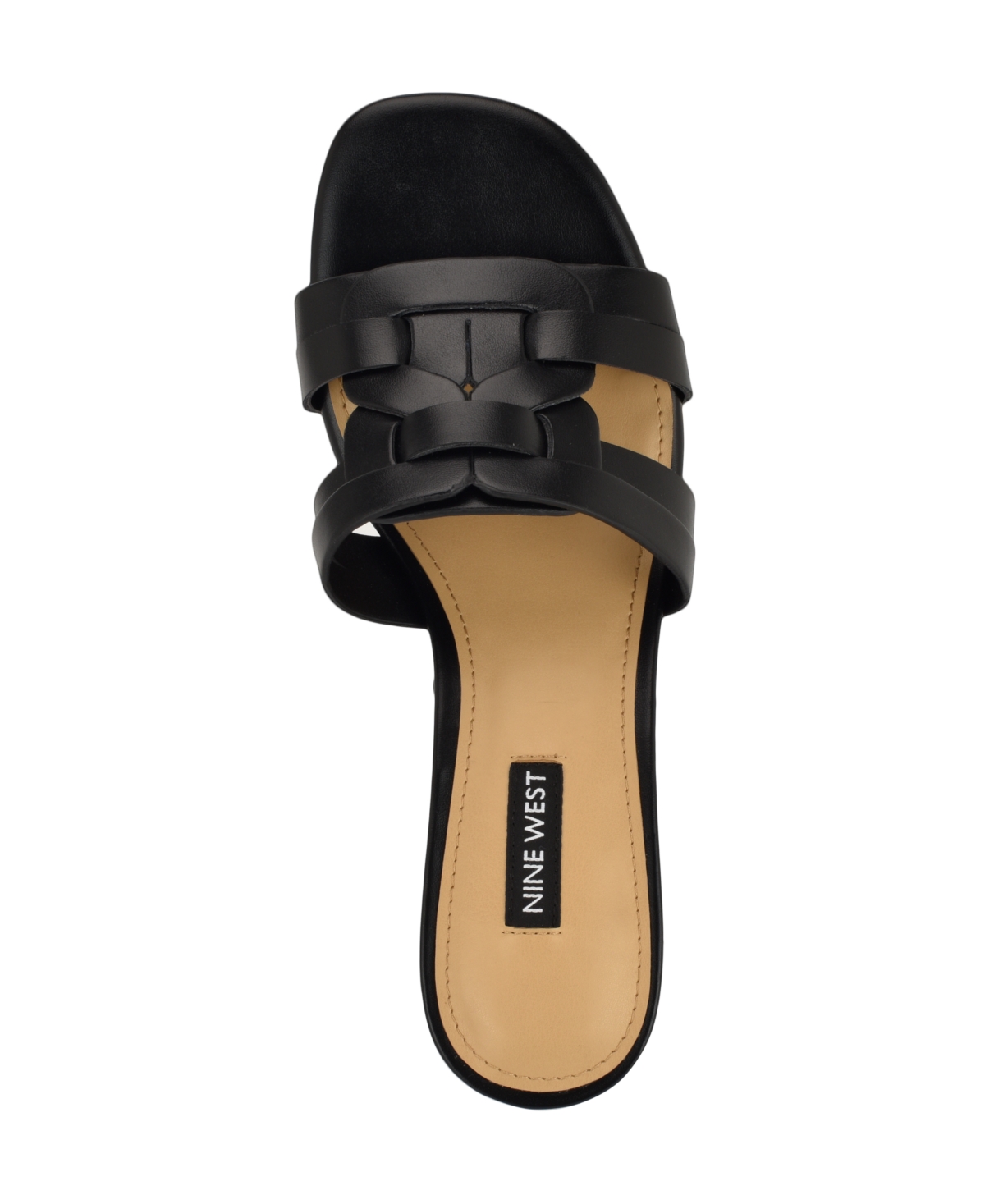 NINE WEST WOMEN'S GENNIE BLOCK HEEL DRESS SANDALS 