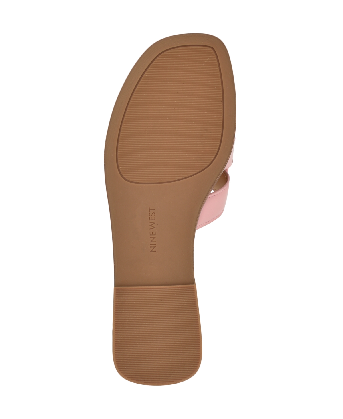Nine West Glorie Slide Sandal In Light Pink Patent