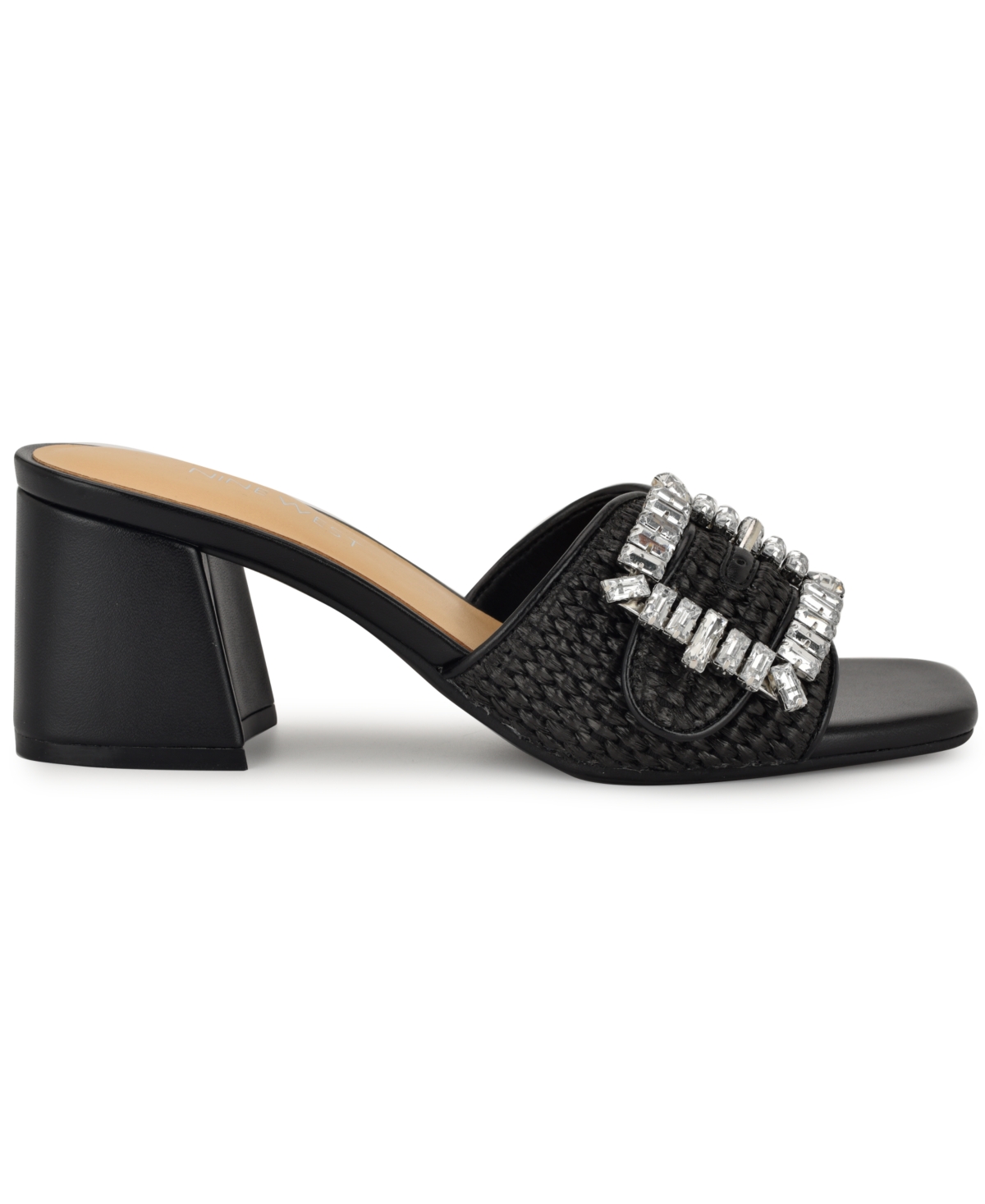 Nine West Garta Slide Sandal In Black