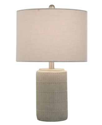 21" Metal Joni Ceramic Table Lamp