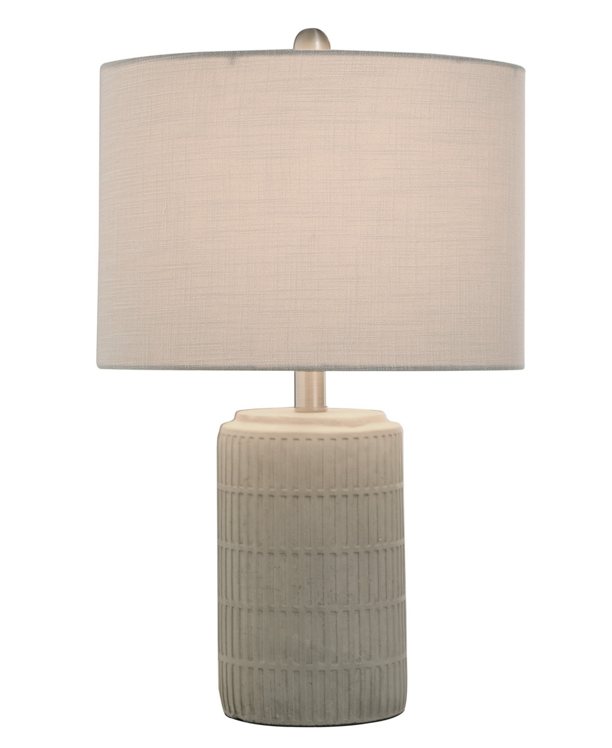 StyleCraft Home Collection 21" Metal Joni Ceramic Table Lamp