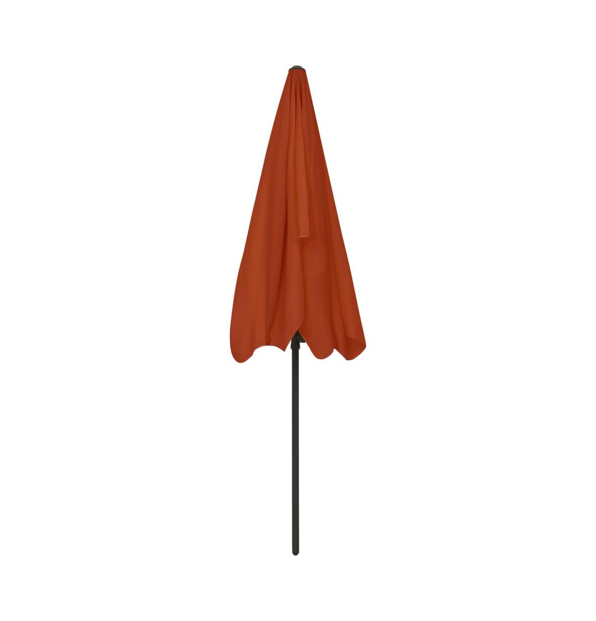 vidaXL Beach Parasol- Terracotta