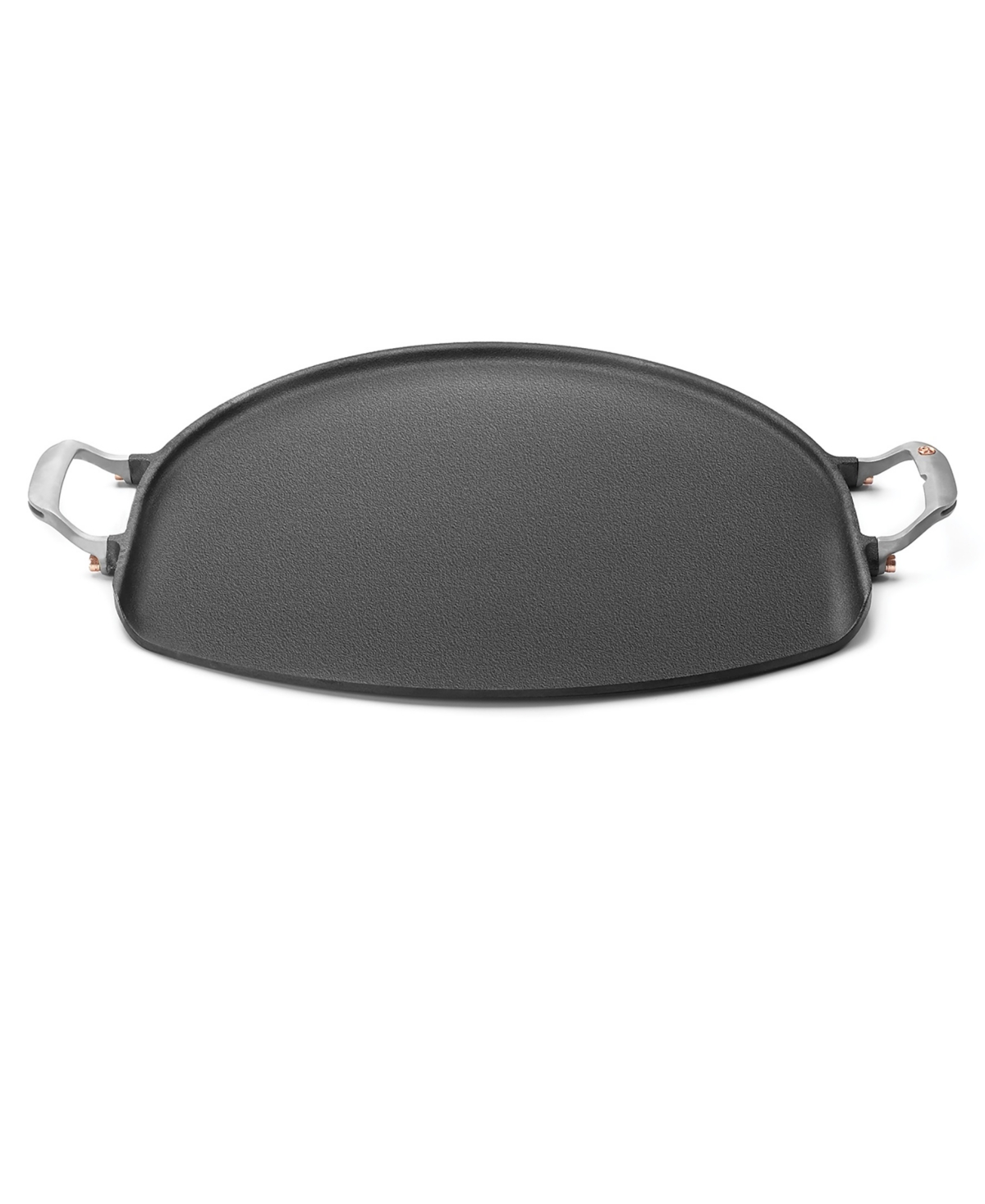Outset Cast Iron 14" Grill Skillet With Forged Handles In Gray