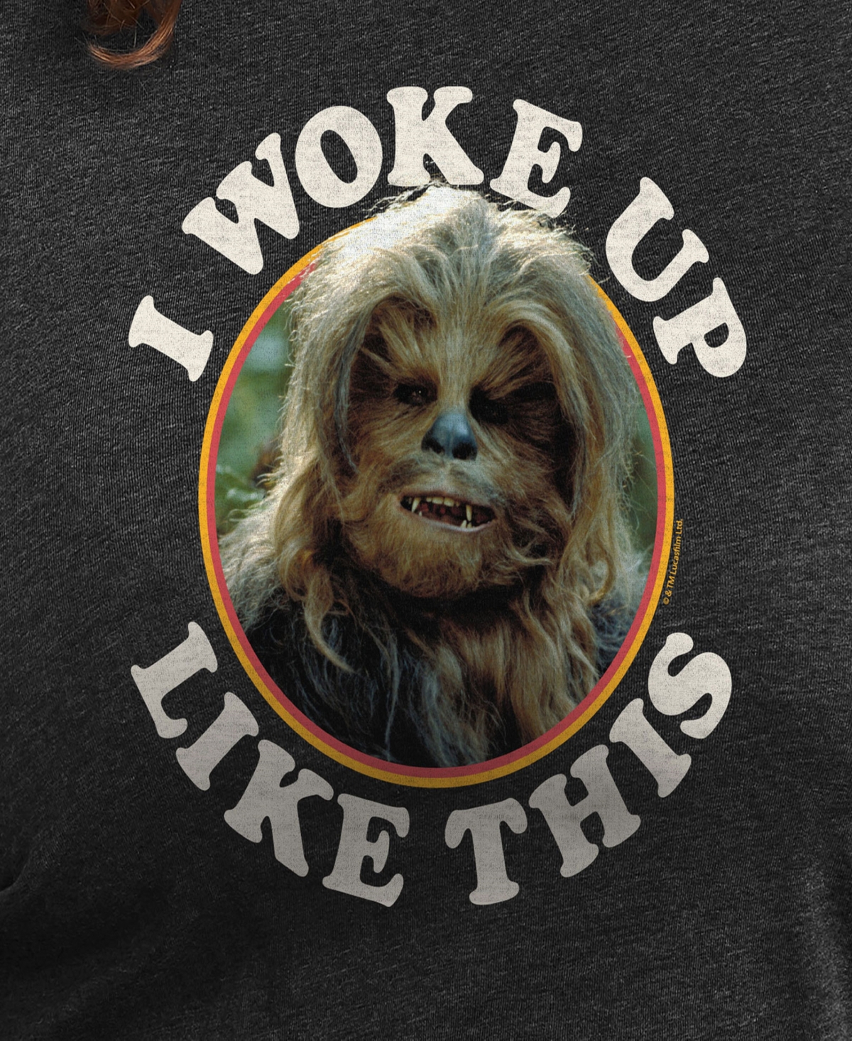 Hybrid Apparel Plus Size Trendy Star Wars I Woke Up Classics Graphic Crewneck T-shirt In Gray