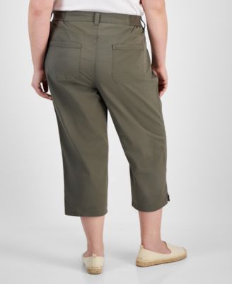 Plus Size Comfort Capri Pants, Macy's  Exclusive