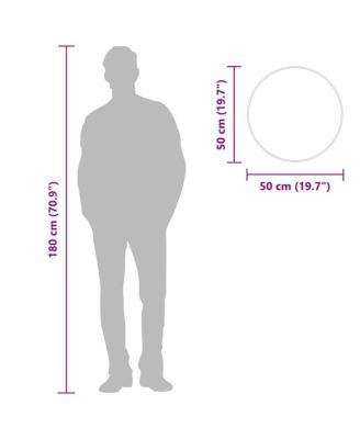 Wall Mirror Gold   19.7" Round