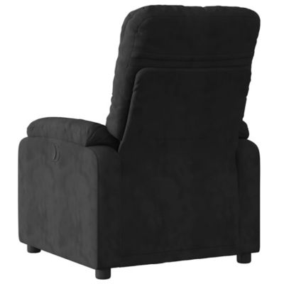 Massage Recliner Chair Black Microfiber, metal, plywood Standard