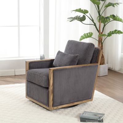 Cozy Swivel Barrel Chair