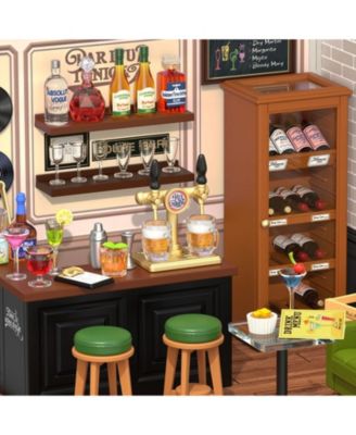 3D Puzzles Plastic House Building Set Toy DIY Building Set Toys Playset Gifts for Teens Adults, Multicolor, 7.36"2.76"11.30"