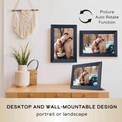 10.1” SMART Digital Photo Frame, Touchscreen, Up to 50,000 photos